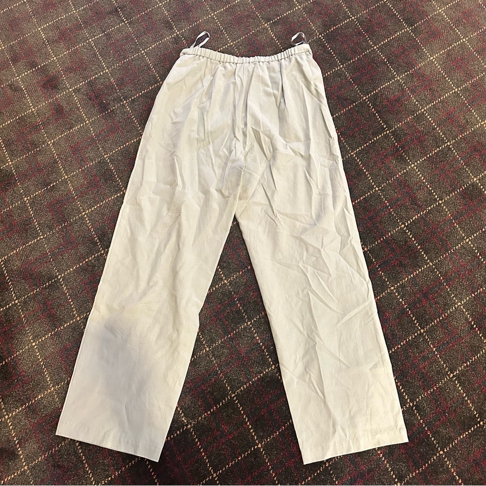 Eileen Fisher pants light blue women's petite small